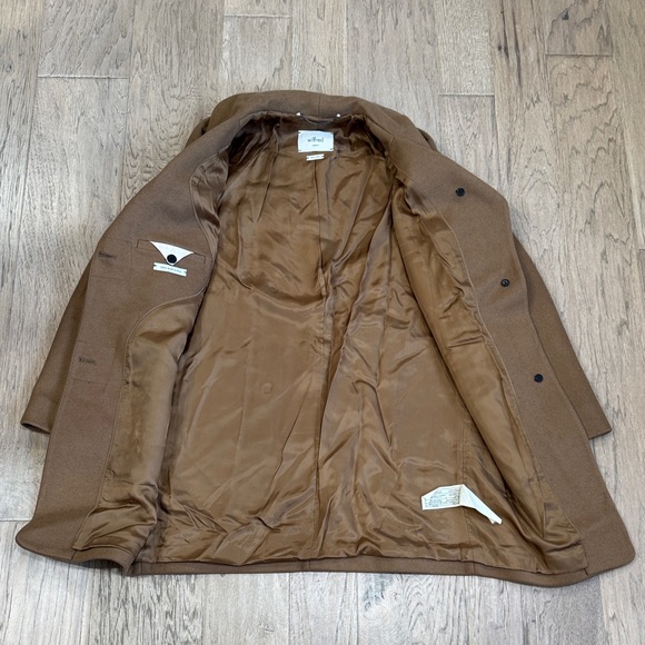 ARITZIA Wilfred Cocoon Wool Cashmere Coat in Camel Size XS - Picture 6 of 13